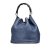 Gucci AB Gucci Blue Navy Calf Leather Miss Bamboo Tassel Bucket Bag Italy