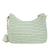 Prada AB Prada Green Mint Raffia Natural Material Yarn Effect Crochet Re Edition 2005 Satchel Italy