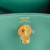 Hermès Lindy Mini Swift Leather Crossbody Green