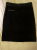 123 Paris Black pencil skirt with satin details