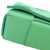 Bottega Veneta AB Bottega Veneta Green Light Green Nappa Leather Leather Nappa Intrecciato Cassette Crossbody Italy