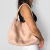 Bottega Veneta Parachute Leather Tote Handbag Sand