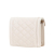 Saint Laurent AB Saint Laurent White Lambskin Leather Leather Micro Quilted Lambskin Monogram Gaby Crossbody Italy