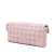 Chanel B Chanel Pink Nylon Fabric New Travel Line East West Flap France