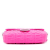 Fendi B Fendi Pink Chemical Fiber Fabric Medium Embossed Lycra Baguette Satchel Italy