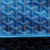 Goyard B Goyard Blue Coated Canvas Fabric Goyardine Saint Leger Backpack France