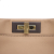 Fendi B Fendi Brown Beige Calf Leather Medium Peekaboo Iconic Satchel Italy
