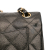 Chanel Classic Double Flap Jumbo Matelassè Caviar Leather Flap Handbag Black