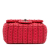Chanel B Chanel Red Lambskin Leather Leather Paris Seoul Mini Crochet Lambskin Flap Italy