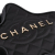 Chanel AB Chanel Black Satin Fabric Quilted Walk Of Fame Star Crossbody France