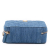 Chanel AB Chanel Blue Denim Denim Fabric Quilted Pearl Crush Camera Bag Italy