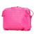Bottega Veneta B Bottega Veneta Pink Hot Pink Nappa Leather Leather Nappa Intrecciato Nodini Crossbody Italy