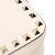 Valentino AB Valentino White Ivory Calf Leather Grainy skin Rockstud Camera Bag Italy