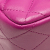 Chanel AB Chanel Purple Magenta Lambskin Leather Leather Mini Square Classic Lambskin Single Flap Italy