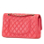 Chanel AB Chanel Pink Strawberry Caviar Leather Leather Medium Classic Caviar Double Flap France