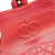 Chanel AB Chanel Pink Strawberry Caviar Leather Leather Medium Classic Caviar Double Flap France