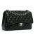 Chanel Classic Double Flap Jumbo Lambskin Leather Matelassè Handbag Black