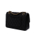 Chanel Classic Double Flap Medium Lambskin Leather Matelassè Shoulder Bag Black