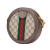 Gucci AB Gucci Brown Beige Coated Canvas Fabric Mini GG Supreme Round Ophidia Crossbody Italy
