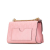 Gucci B Gucci Pink Calf Leather Small Guccissima Padlock Crossbody Italy
