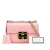Gucci B Gucci Pink Calf Leather Small Guccissima Padlock Crossbody Italy