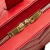 Saint Laurent B Saint Laurent Red Calf Leather Small Chevron skin Monogram Cabas Satchel Italy