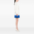 Saint Laurent AB Saint Laurent Blue Calf Leather Grain de Poudre Monogram Cassandre Clutch Italy
