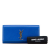 Saint Laurent AB Saint Laurent Blue Calf Leather Grain de Poudre Monogram Cassandre Clutch Italy