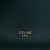 Celine Belt Bag Nano Grained Calfskin Leather Tote Handbag Green