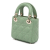 Christian Dior AB Dior Green Mint Lambskin Leather Leather Micro Lambskin Cannage Lady Dior Italy