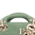 Christian Dior AB Dior Green Mint Lambskin Leather Leather Micro Lambskin Cannage Lady Dior Italy