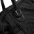 Gucci B Gucci Black Nylon Fabric GG Full Moon Tote Italy