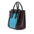 Celine B Celine Blue Calf Leather Micro Tricolor Luggage Tote Italy