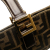 Fendi B Fendi Brown Canvas Fabric Large Zucca Twins Tote Italy