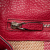Gucci B Gucci Red Calf Leather Medium Bamboo Daily Satchel Italy