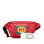 Gucci AB Gucci Red Calf Leather Grained skin Logo Belt Bag Italy