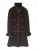 Chanel Manteau en laine garni de tweed noir