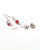 Gucci Dangling Silver Heart Earrings