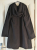 Sonia Rykiel Manteau noir mi-saison 30% cachemire M
