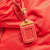 Prada B Prada Red Nylon Fabric Vitello Daino Trimmed Tessuto Satchel Italy