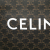 Celine AB Celine Brown Dark Brown Coated Canvas Fabric Small Triomphe Vertical Cabas Tote Italy