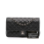 Chanel B Chanel Black Caviar Leather Leather Medium Classic Caviar Double Flap France