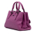 Bottega Veneta B Bottega Veneta Purple Magenta Nappa Leather Leather Small Nappa Intrecciato Roma Satchel Italy