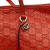 Gucci B Gucci Orange Calf Leather Guccissima Bree Tote Italy