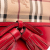 Burberry B Burberry Red Patent Leather Leather and Haymarket Check Coated Canvas Maydown Crossbody Italy