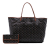 Goyard B Goyard Black Coated Canvas Fabric Goyardine Saint Louis GM France