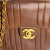 Chanel Mademoiselle Classic Flap Jumbo Lambskin Leather Shoulder Bag Brown