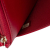 Chanel B Chanel Red Velvet Fabric CC Quilted Wallet on Chain Italy