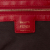 Fendi B Fendi Red Calf Leather Zucca Embossed Baguette Satchel Italy