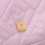 Fendi B Fendi Purple Light Purple Calf Leather Zucca Embossed Baguette Satchel Italy